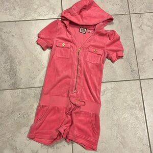 Juicy Couture Terry Pink Romper